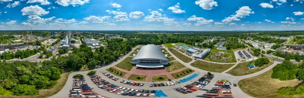 Hala widowiskowo-sportowa Azoty Kędzierzyn Koźle panorama 360
