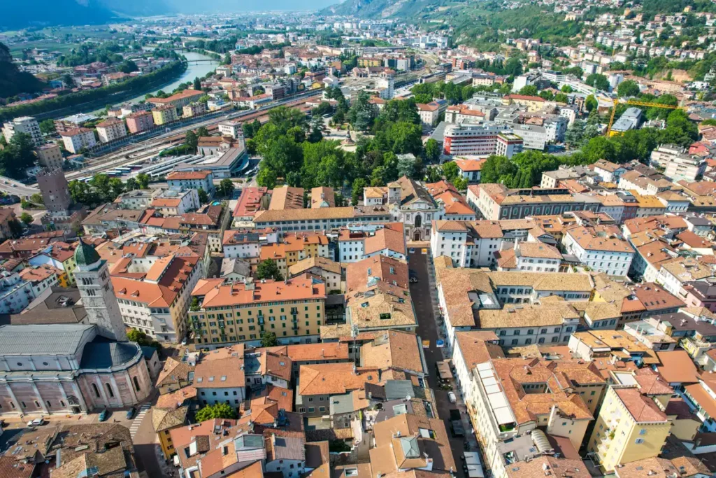 Trydent, Włochy z drona