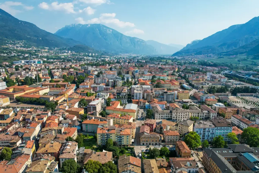 Trydent, Włochy z drona