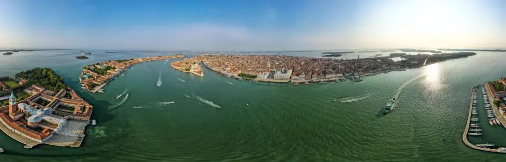 Wenecja zdjęcie 360 panorama, Kościół San Giorgio Maggiore