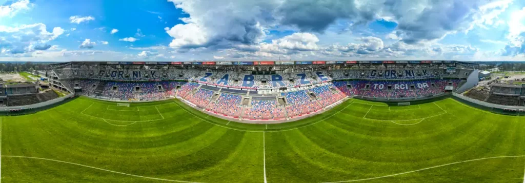 Stadion Górnika Zabrze, zdjęcie 360 panorama