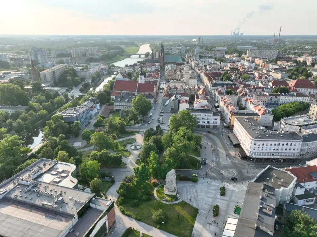 Opole z drona