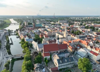 Kanał Młynówka z drona