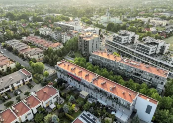 Osiedle Bażantowo z drona Katowice