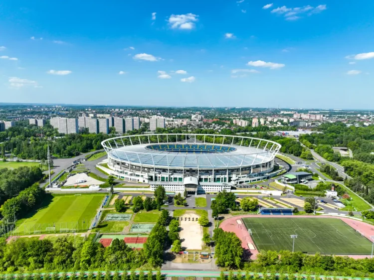 Stadion Śląski od strony wschodniej