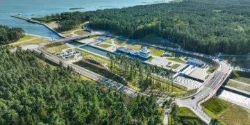 przekop mierzei wiślanej: najnowsze zdjęcia