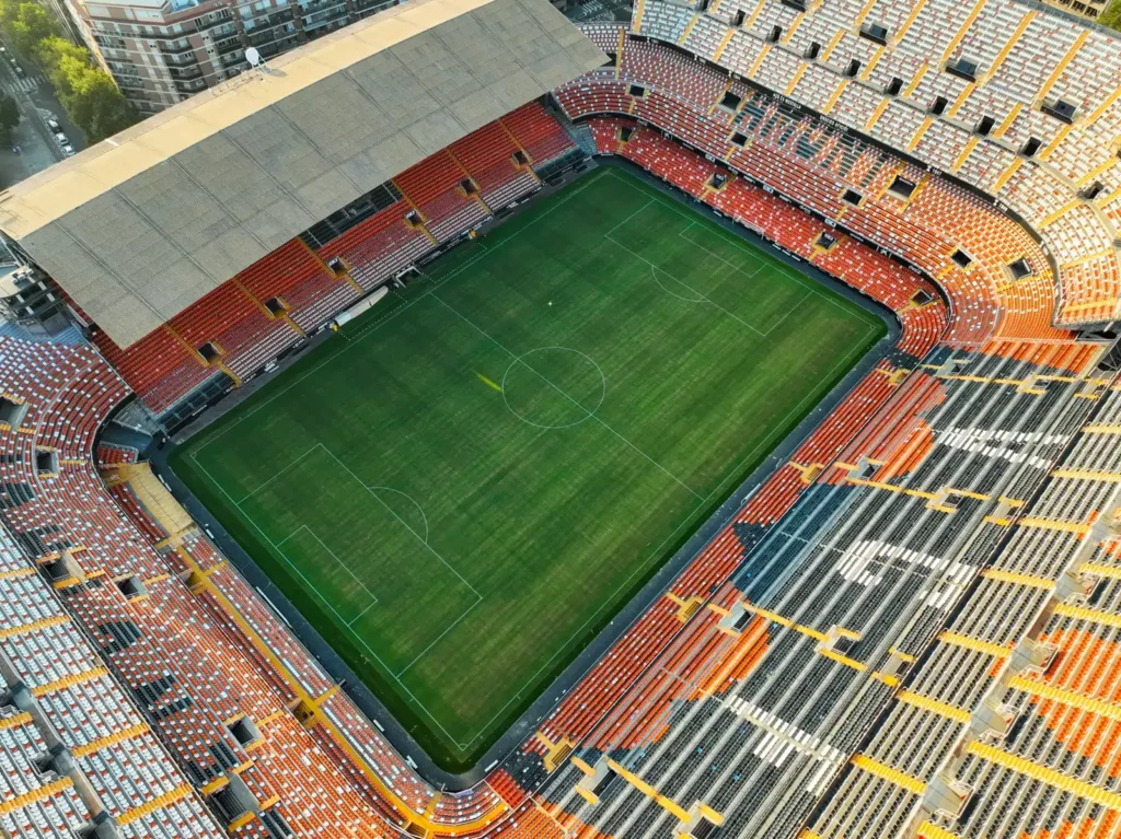 Estadio Mestalla z drona