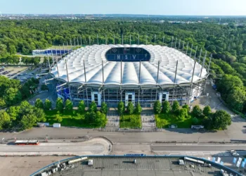 stadion HSV od strony zachodniej
