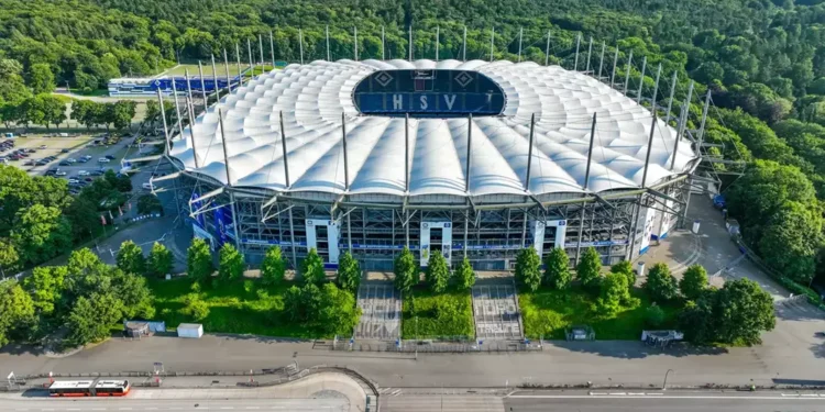 stadion HSV od strony zachodniej
