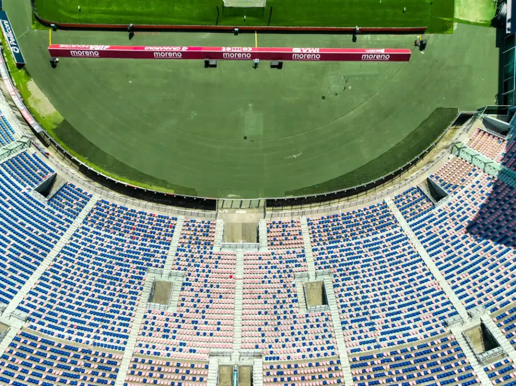 widok na trybune polnocna